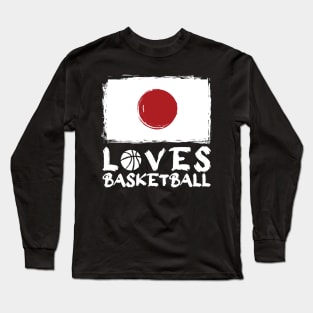 Japan Loves Basketball Long Sleeve T-Shirt